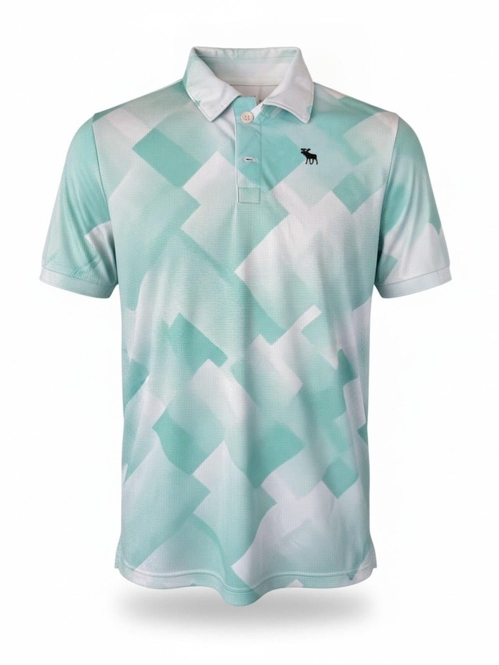 Abercrombie & Fitch Mint Green & White Kids Polo